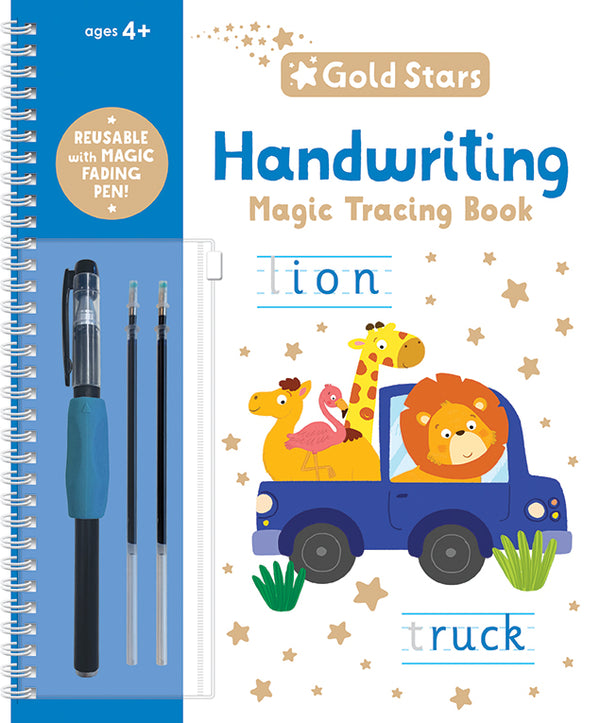 Gold Stars Vol. 3 - Fading Ink Magic Tracing Book - Handwriting