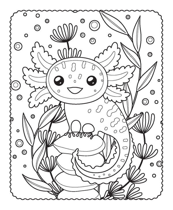 Markerific - Activity Folder - Axolotl Buddies