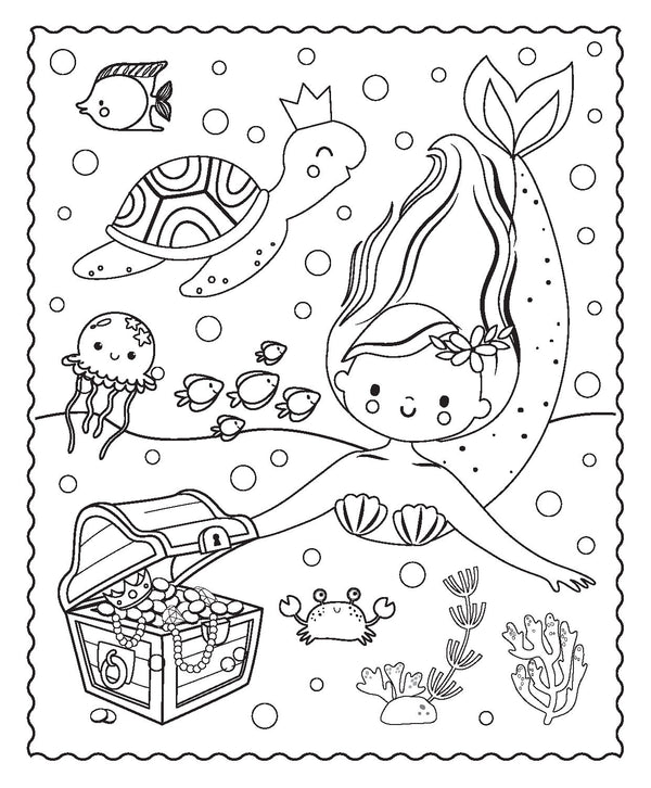 Markerific - Activity Folder - Mermaid Metallics