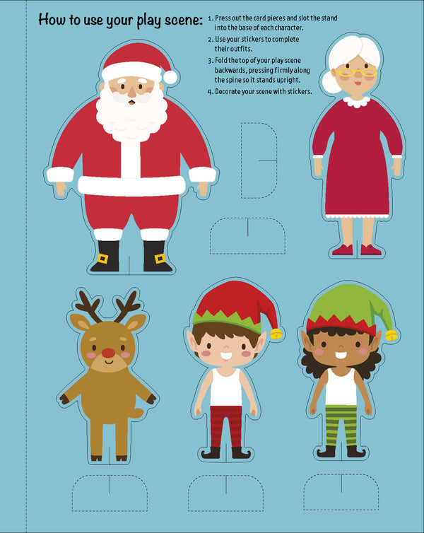 Sticker Dress-Up - Santa & Friends