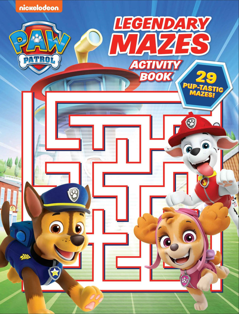 PAW Patrol - Activity Book - Legendary Mazes