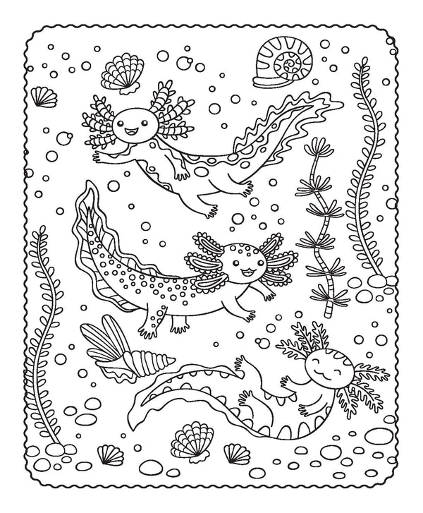 Markerific - Activity Folder - Axolotl Buddies