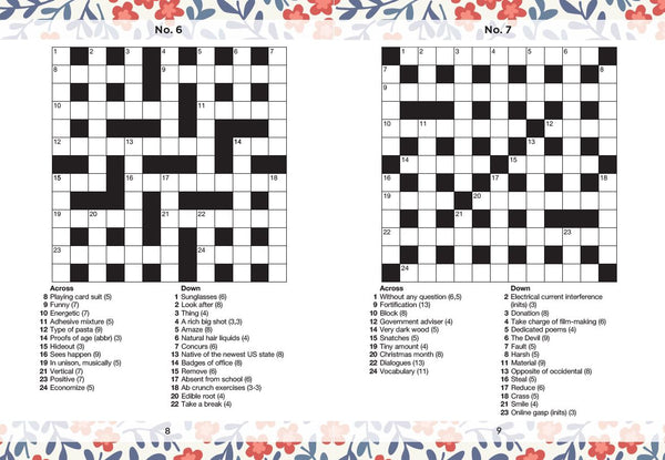 Puzzle Books: Crosswords