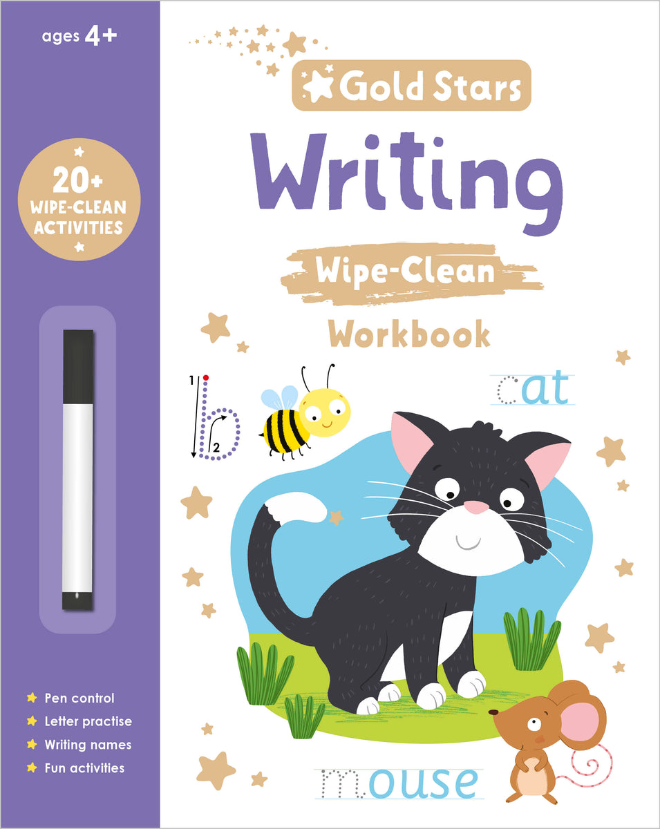 Gold Stars Vol. 3 - Wipe-Clean Book - Writing