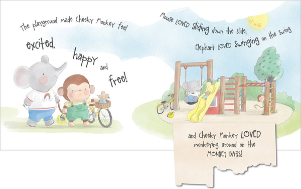 Cheeky Monkey Learns to be Brave - Lift-the-Flap Board Book