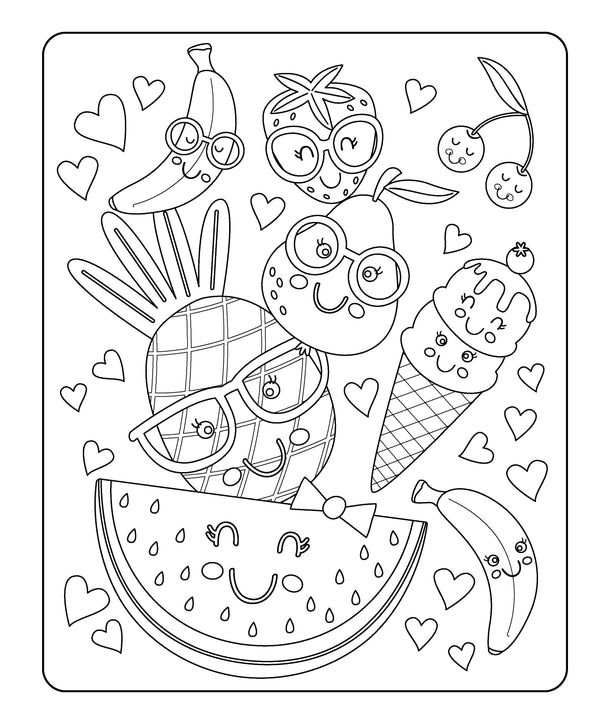 Markerific - Activity Folder - Frutti Friends