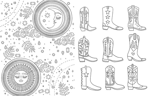 Tattoo Activity Book - Delicate Designs