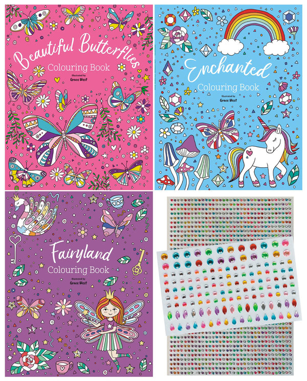Gem Sticker Activity Case - Fairyland Friends
