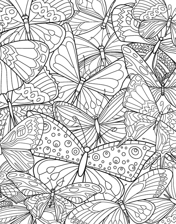 Mindful Poster Art - Beautiful Butterflies