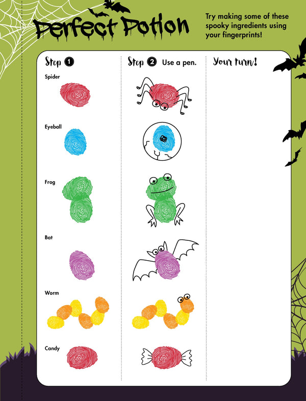 Fingerprint Art - Witches
