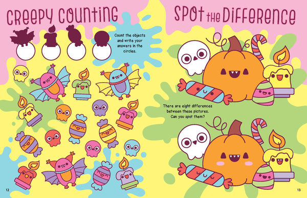 Bubble Sticker Activity Book - Trick or Treat