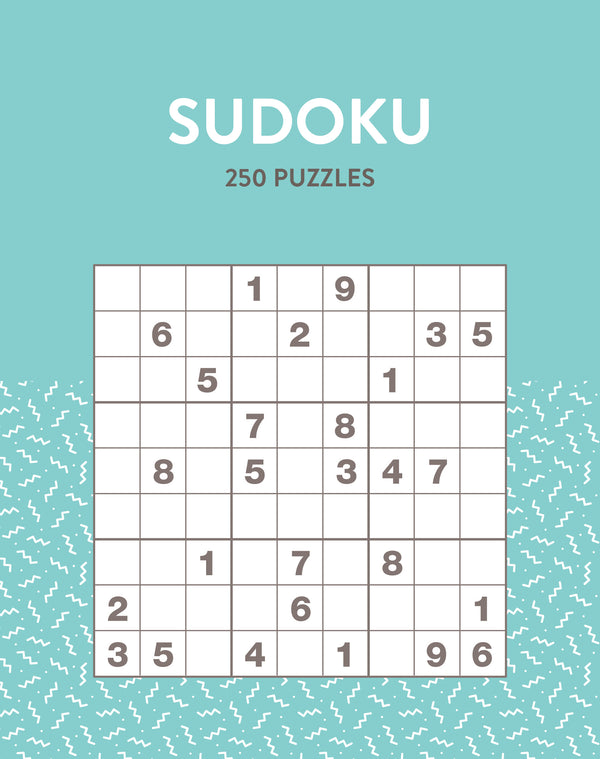 250 Puzzles - Sudoku - Pastel Blue