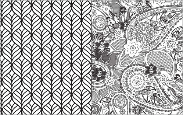 Colour Vibes - Adult Colouring Book - Patterns