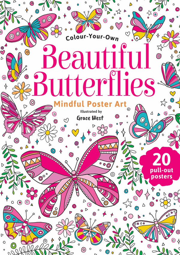 Mindful Poster Art - Beautiful Butterflies