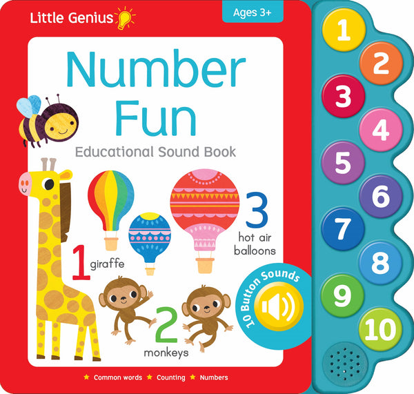 10 Button Sound - Little Genius - Counting