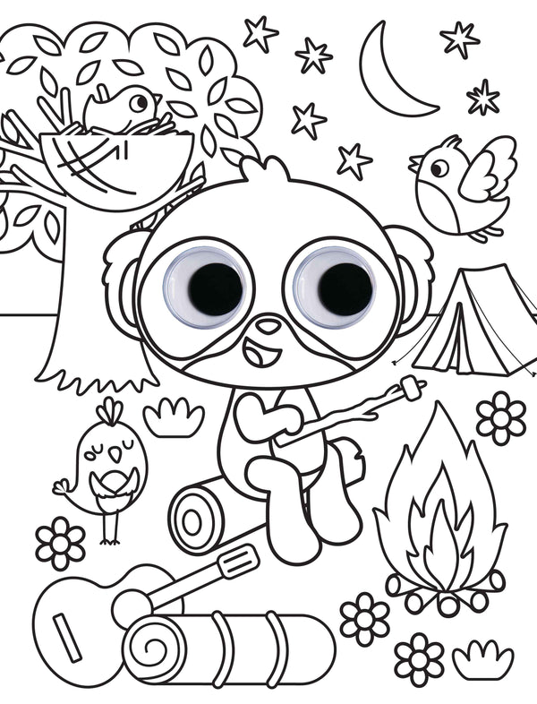 Zen Zoo - Googly Eyes Colouring Book