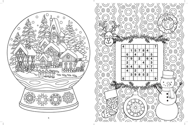 Christmas - Mixed Puzzles and Colouring