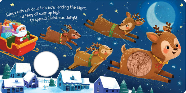 Squeaky Plush Board Book - Squeaky Little Reindeer