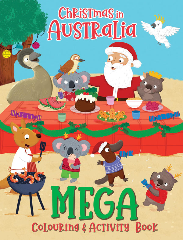 Aussie Christmas - Mega Colouring Book