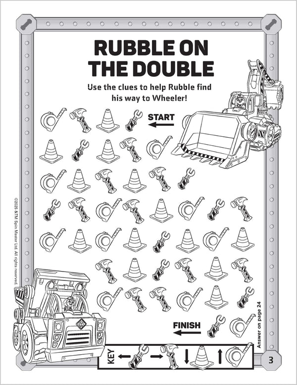 PAW Patrol - Activity Pad - Rubble & Crew