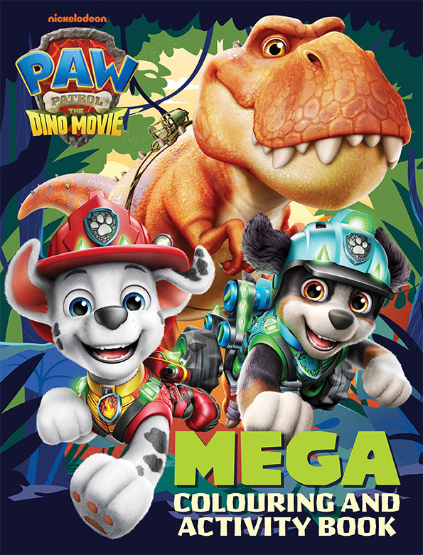 PAW Patrol The Dino Movie - Mega Colouring Book