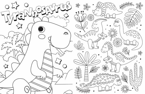 Colour Fun - Dinosaurs