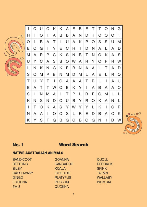 Aboriginal Art Puzzle Book - Brain Training