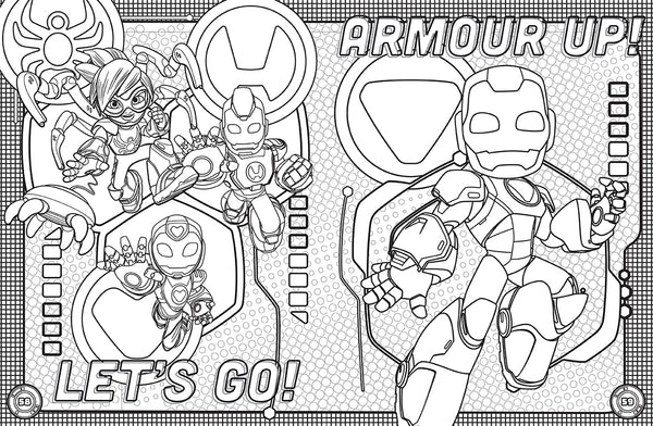 Iron Man and His Awesome Friends - Mega Colouring Book