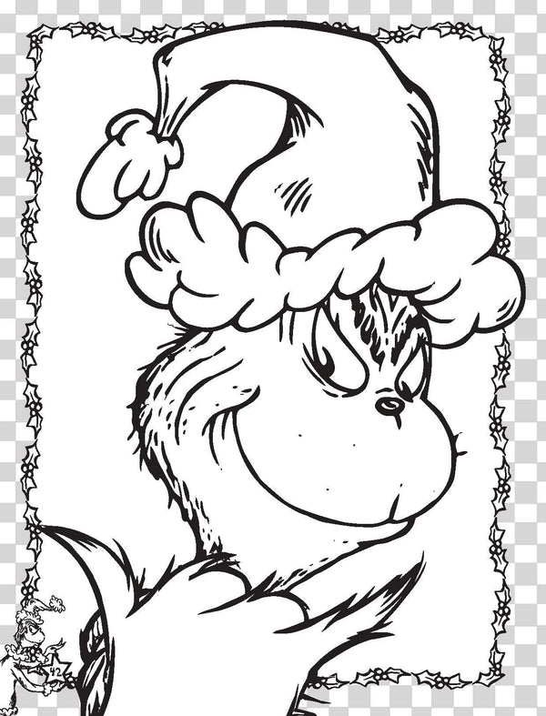 Dr Seuss - The Grinch - Deluxe Colouring Book