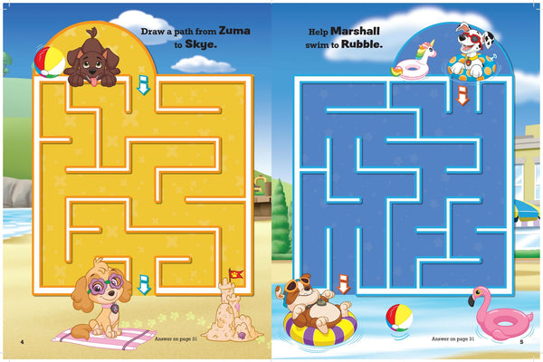 Paw Patrol - Activity Book - Legendary Mazes