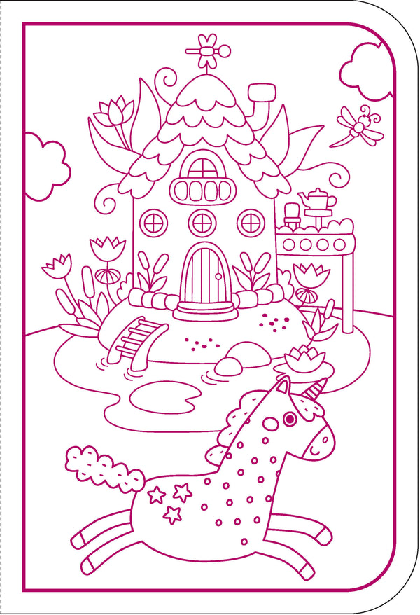 Markerific Jr. - Colour Me Carry Case - Upbeat Unicorns