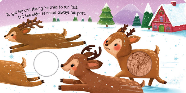Squeaky Plush Board Book - Squeaky Little Reindeer