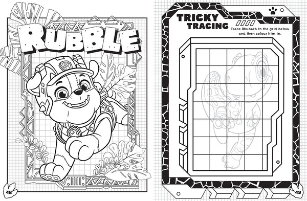 PAW Patrol The Dino Movie - Mega Colouring Book
