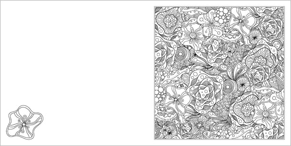 Happy Thoughts - Mindful Moments Colouring Book