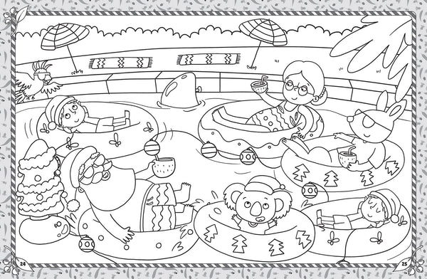 Aussie Christmas - Mega Colouring Book