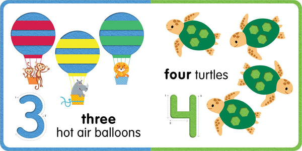 Chunky Felt Book - 123 My First Numbers Vol. 2