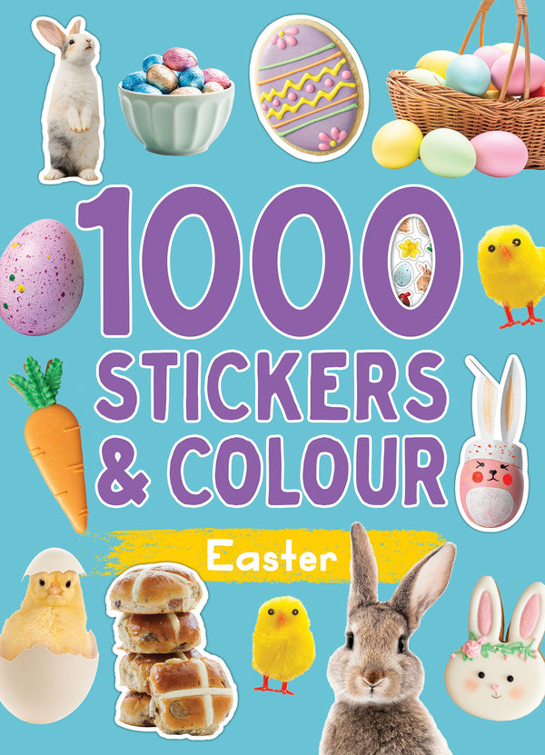 1000 Stickers & Colour - Easter