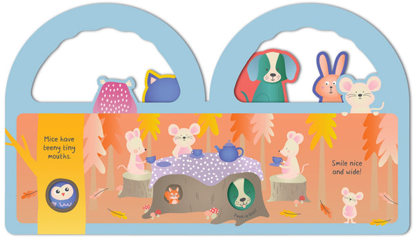 Baby's World - Peek-a-Boo Handle Book - Eyes, Nose, Ears, Toes