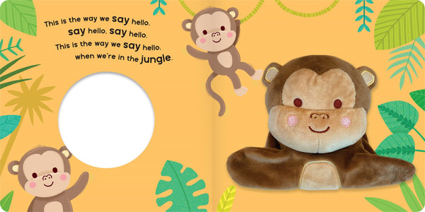 Hand Puppet Book - Cheeky Monkey