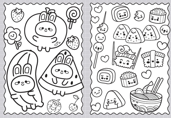 100% Cute - 32pp Colouring Book