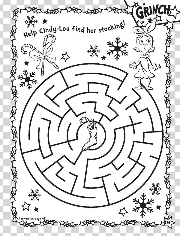 Dr Seuss - The Grinch - Deluxe Colouring Book