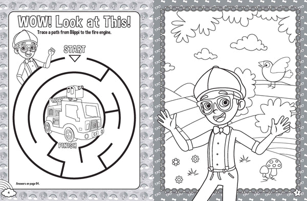 Blippi - Mega Colouring Book