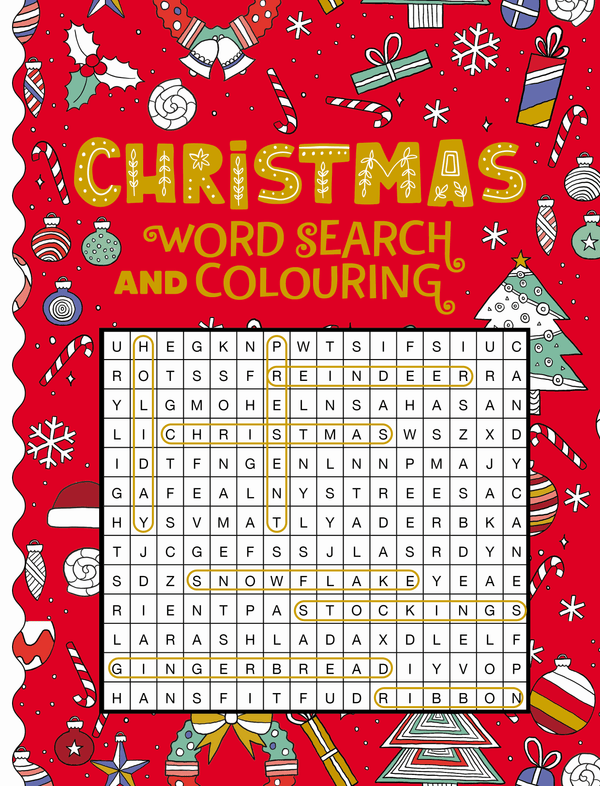 Christmas - Word Search Puzzles and Colouring