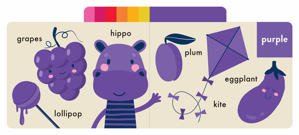 Chunky Tabbed Board Book - Colours