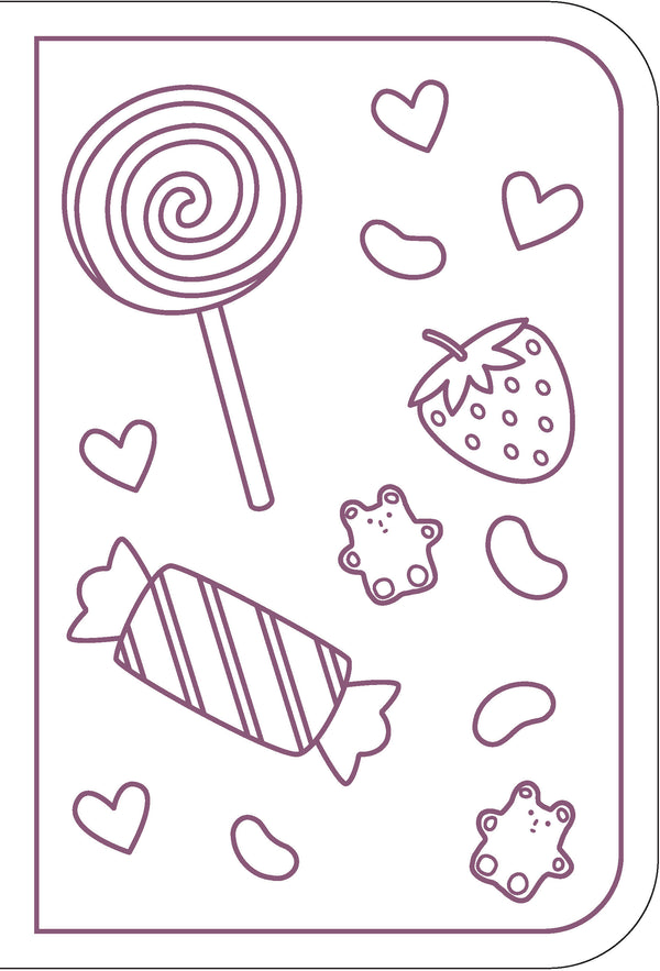 Markerific Jr. - Colour Me Carry Case - Sweet Treats