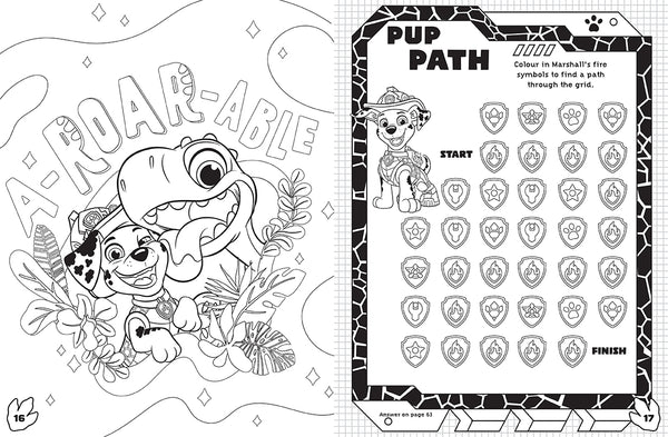 PAW Patrol The Dino Movie - Mega Colouring Book