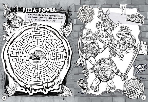 TMNT Mutant Mayhem - Colouring Book