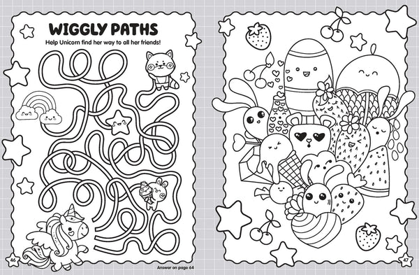 100% Cute - Mega Colouring Book