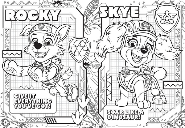 PAW Patrol The Dino Movie - 32pp Colouring Book