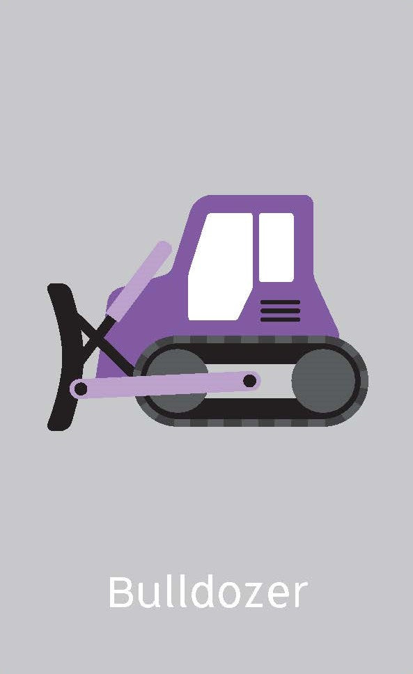 Little Genius Vol. 2 - Snap Cards - Trucks & Diggers
